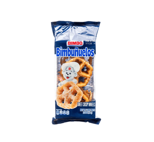 Package of Bimbo Bimbunuelos sweet rolls.