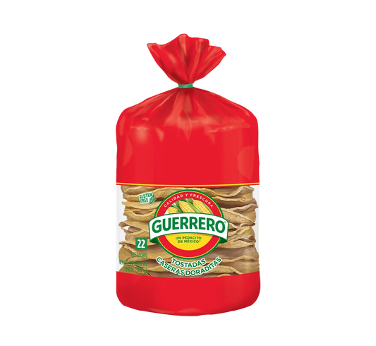 Bag of Tajin Tostadas, Crispy tostadas with chili lime seasoning, Ready-to-eat seasoned tostadas