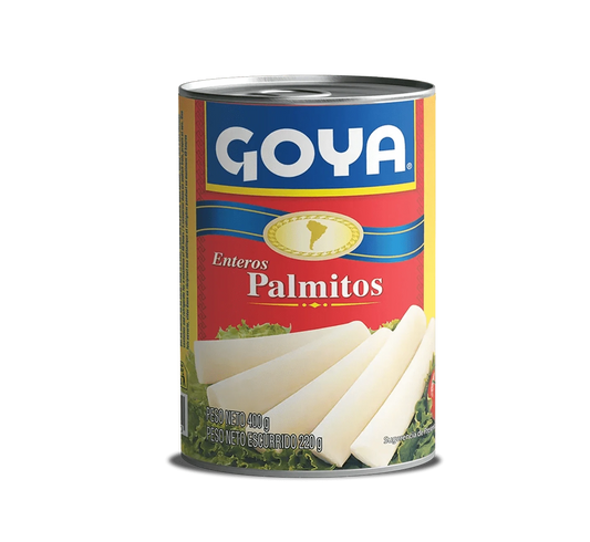 Jar of Goya whole hearts of palm.