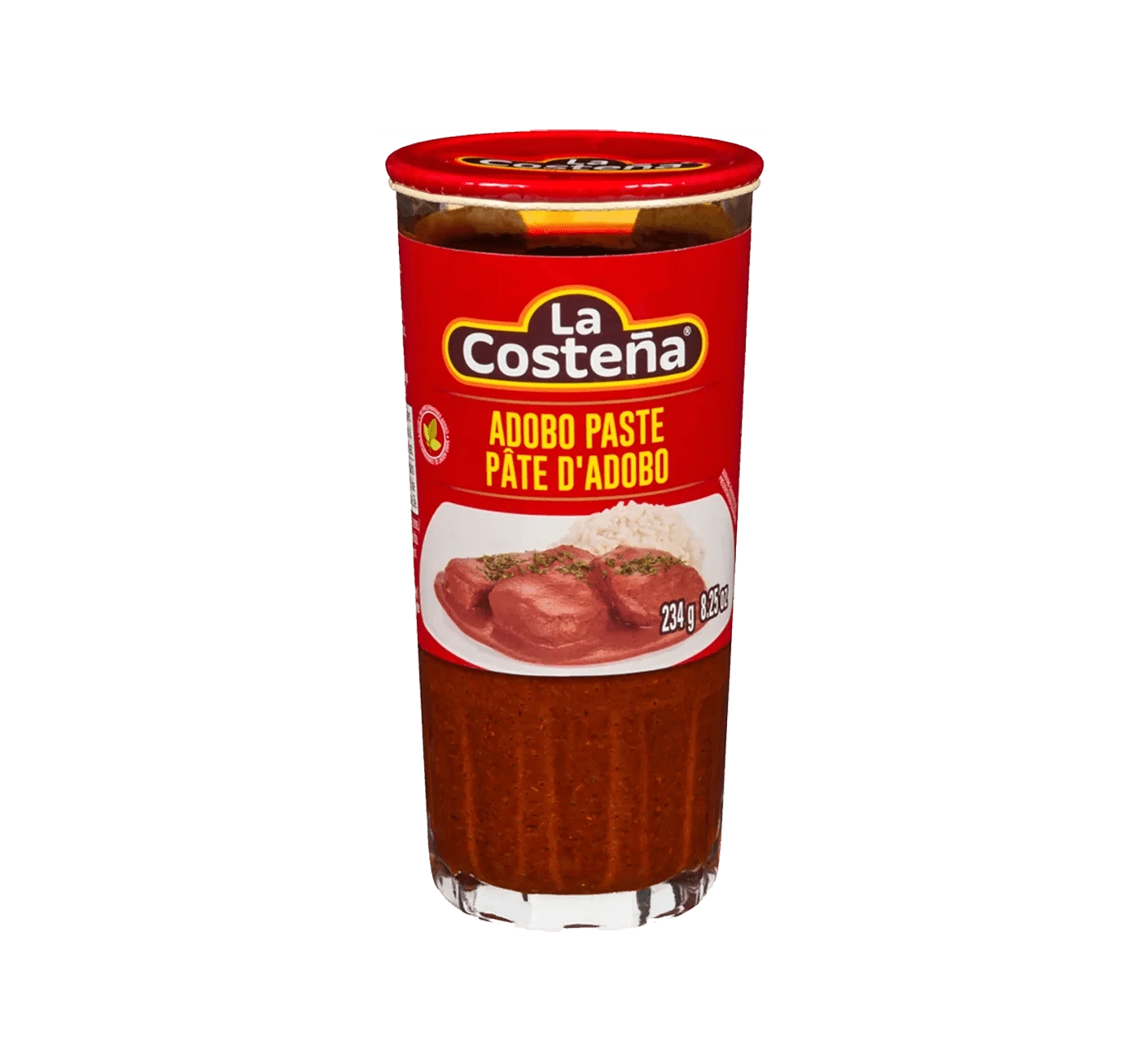 Jar of La Costena Adobo Mole, Rich dark Mexican sauce, Mole adobo for cooking