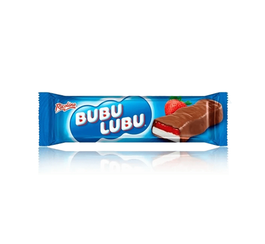 Single Ricolino Bubulubu candy bar.