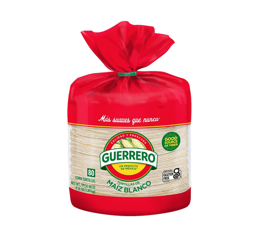 Guerrero - White Corn Tortilla (80pcs)