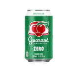 Single 12oz can of Antarctica Guarana Zero soda.
