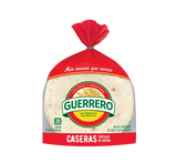 Package of Caseras Fajita Flour Tortillas, Soft flour tortillas for fajitas, Ready-to-use flour tortillas