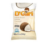 Bag of D'Gari CoconutGelatin, white gelatin powder, Coconut flavored dessert mix