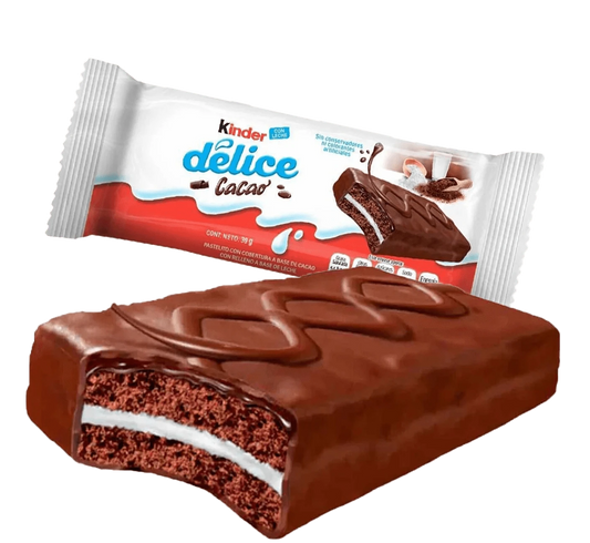 Kinder Chocolate Delice bar, Creamy milk chocolate treat, Individual Kinder chocolate