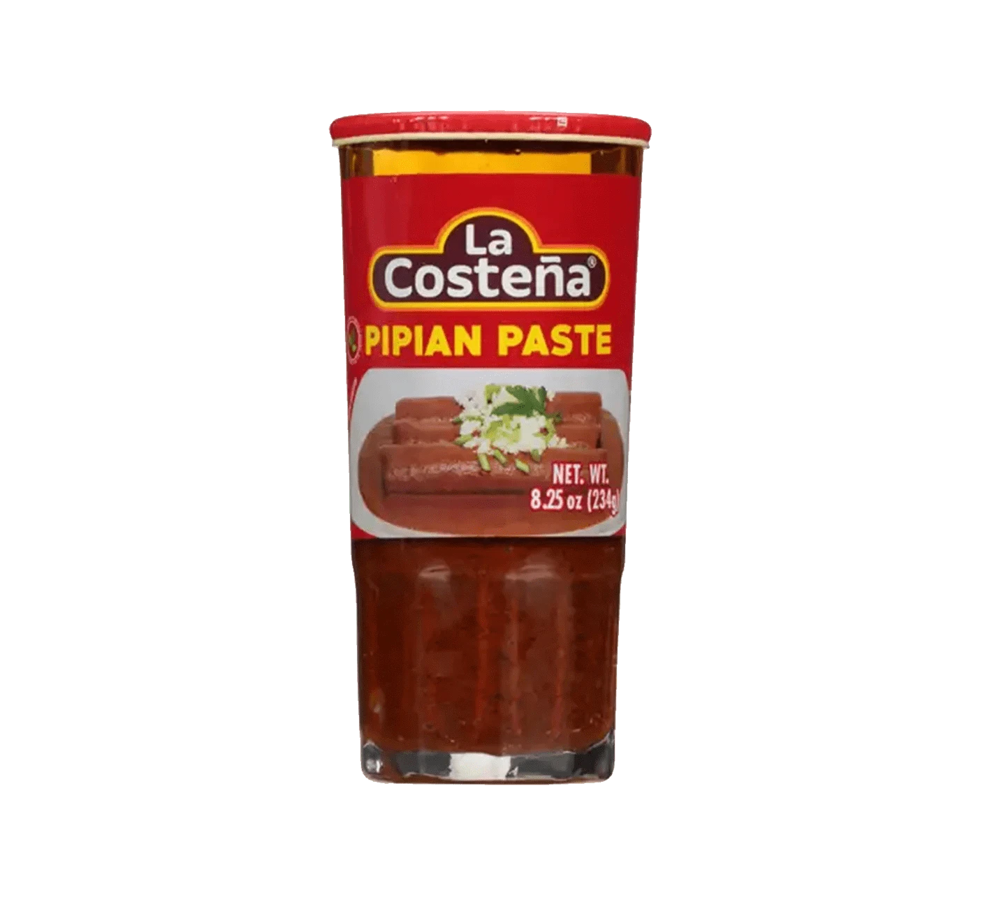 Jar of La Costena Pipian Mole paste.