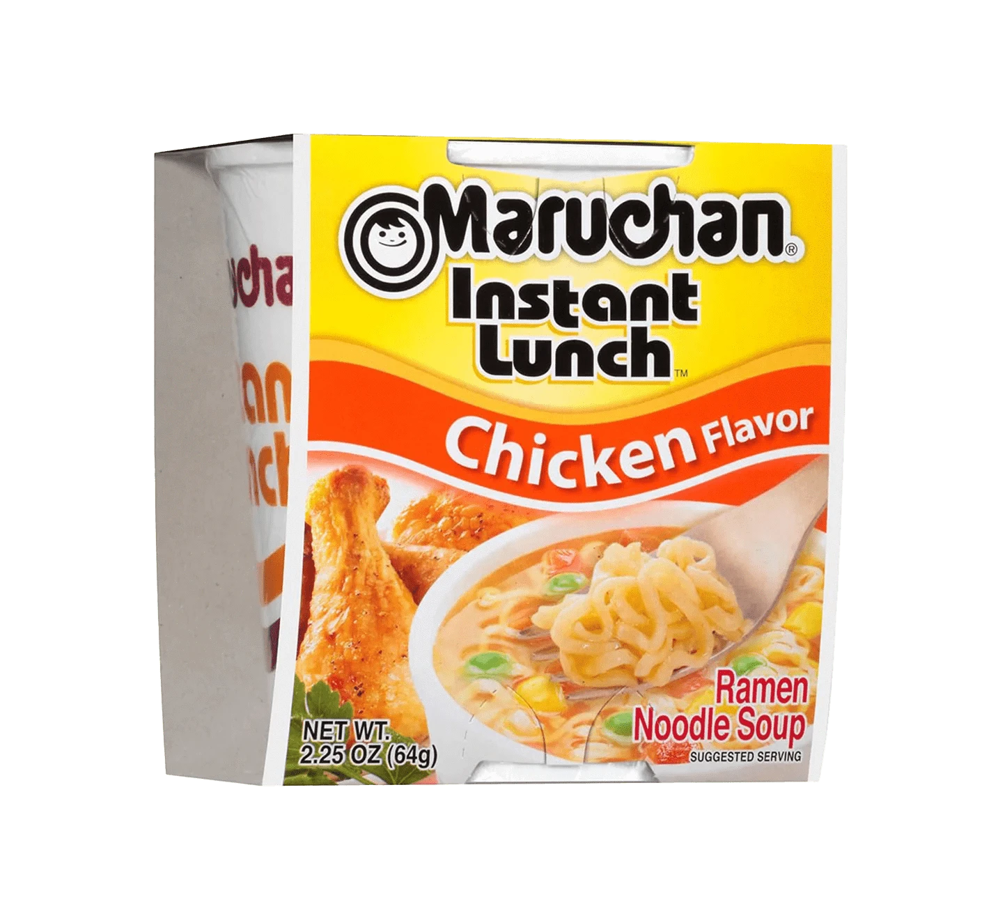 Package of Maruchan Chicken Soup, Instant noodles with chicken broth, Quick ramen meal