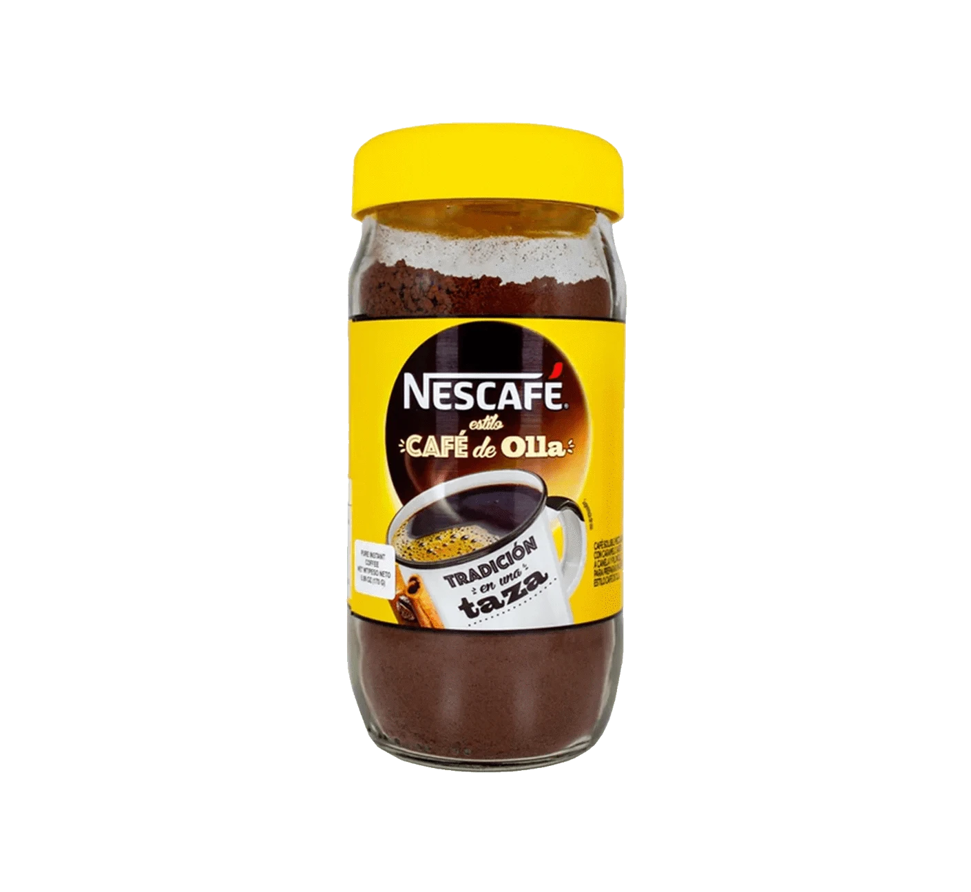 Jar of Nescafe Cafe de Olla instant coffee.