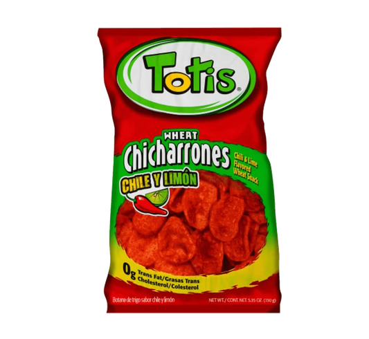 Totis Chicharrones Chile Y Limon
